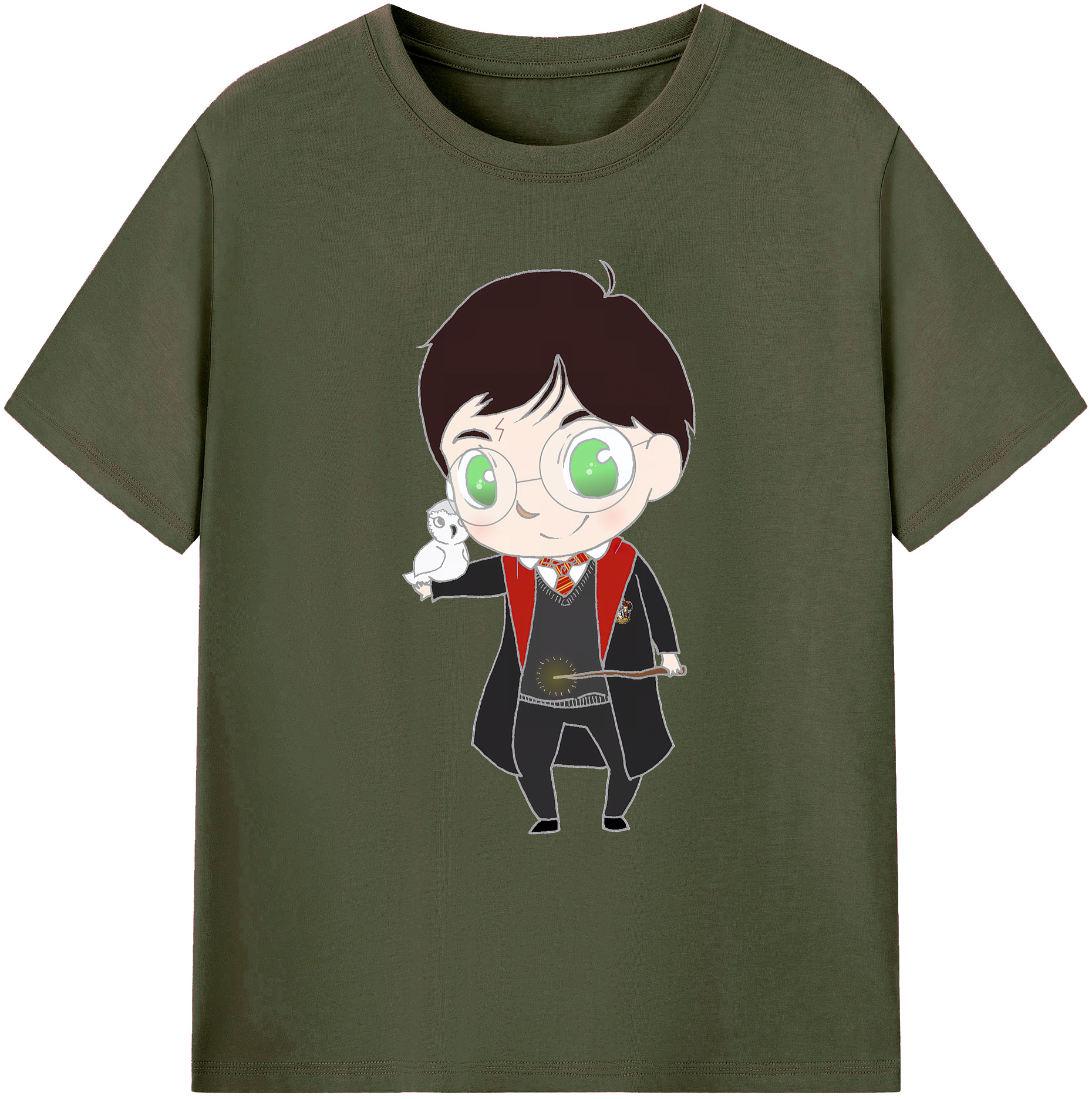 （画像用） Harry Potter ハリー・ポッターシリーズ 綿100％ メンズ半袖Tシャツ｜肌触りやわらか＆通気性